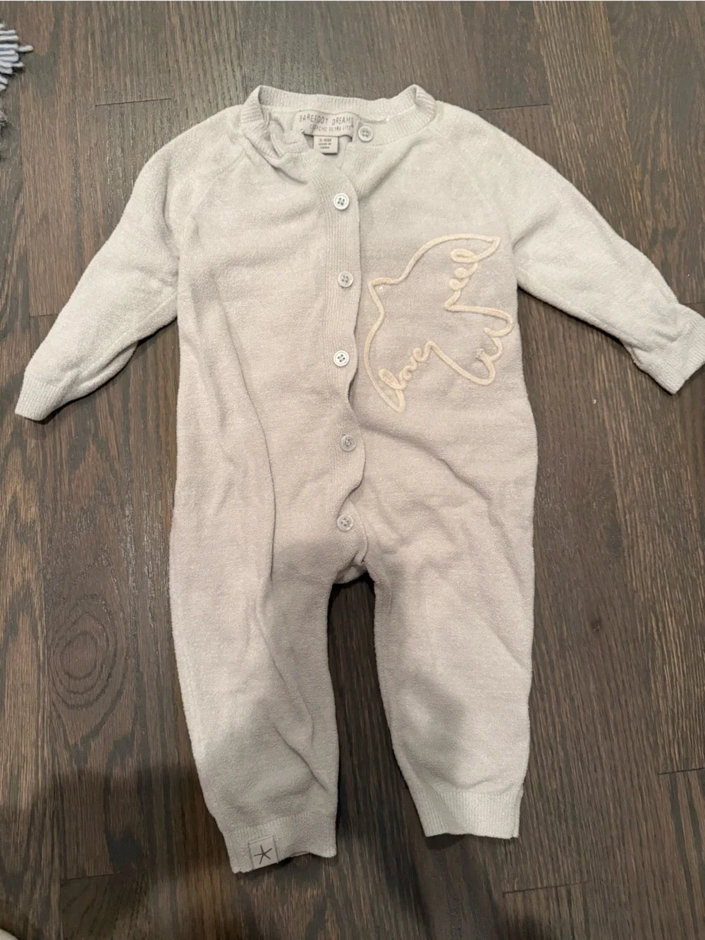 Barefoot Dreams CozyChic Ultra Lite Covered in Prayer Baby Love Dove Set